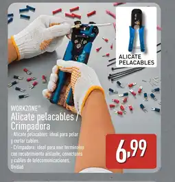 ALDI WORKZONE Alicate pelacables/ Crimpadora oferta