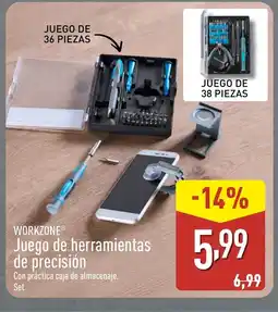 ALDI WORKZONE Juego de herramientas de precisión oferta
