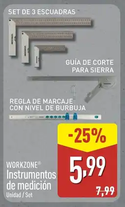 ALDI WORKZONE Instrumentos de medición oferta