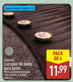 ALDI CASALUX Luz solar de suelo oferta
