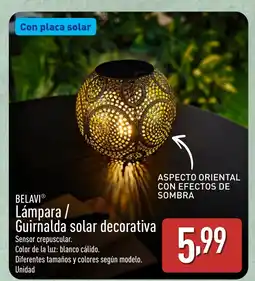 ALDI BELAVI Lámpara / Guirnalda solar decorativa oferta