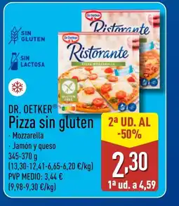 ALDI DR. OETKER Pizza sin gluten oferta