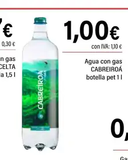 Cash Ifa CABREIROÁ Agua con gas oferta