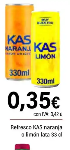Cash Ifa KAS Refresco naranja oferta