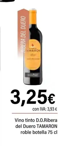 Cash Ifa TAMARON Vino tinto D.O.Ribera del Duero oferta
