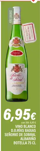 Cash Ifa Vino blanco d.o.rías baixas señorio de sobral albariño botella oferta