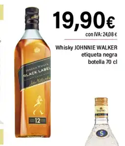 Cash Ifa JOHNNIE WALKER Whisky etiqueta negra oferta
