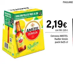 Cash Ifa AMSTEL Cerveza Radler limón oferta