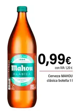 Cash Ifa MAHOU Cerveza clásica botella oferta