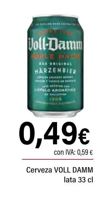 Cash Ifa VOLL DAMM Cerveza oferta