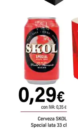 Cash Ifa SKOL Cerveza Special lata oferta