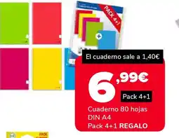 Supeco Cuaderno 80 hojas oferta