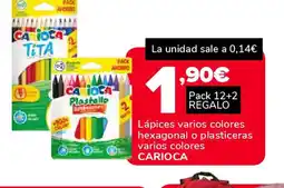 Supeco Lápices varios colores hexagonal o plasticeras varios colores oferta