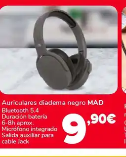Supeco Auriculares diadema negro oferta