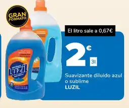 Supeco LUZIL Suavizante diluido azul o sublime oferta