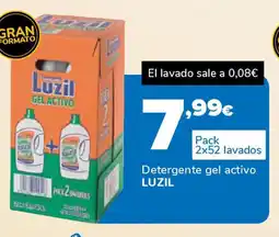 Supeco LUZIL Detergente gel activo oferta