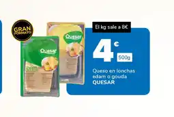 Supeco QUESAR Queso en lonchas edam o gouda oferta