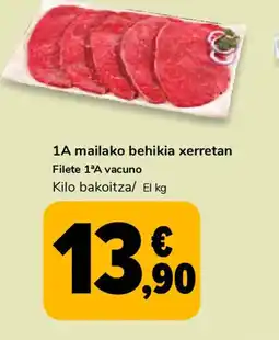 Supeco Filete 1ªA vacuno oferta