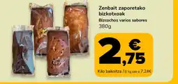 Supeco Zenbait zaporetako bizkotxoak oferta