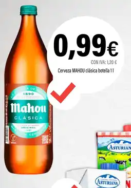 Cash Ifa MAHOU Cerveza clásica botella oferta