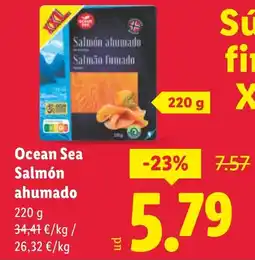 Lidl Ocean Sea Salmón ahumado oferta
