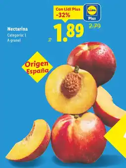 Lidl Nectarina oferta