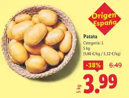 Lidl Patata oferta