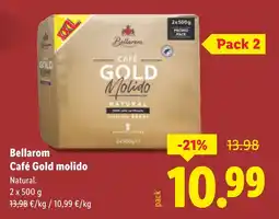 Lidl BELLAROM Café Gold molido oferta