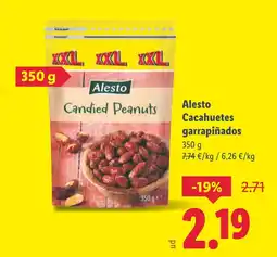 Lidl ALESTO Cacahuetes garrapiñados oferta