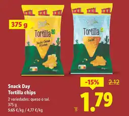 Lidl SNACK DAY Tortilla chips oferta