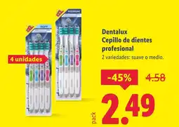 Lidl DENTALUX Cepillo de dientes profesional oferta