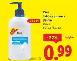 Lidl CIEN Jabón de manos dermo oferta