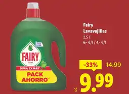 Lidl FAIRY Lavavajillas oferta