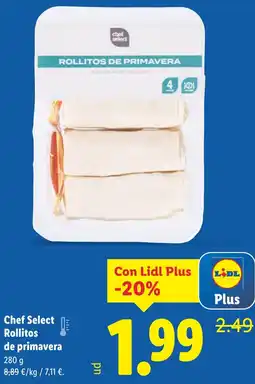 Lidl Chef Select Rollitos de primavera oferta