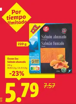 Lidl Ocean Sea Salmón ahumado oferta