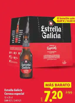 Lidl ESTRELLA GALICIA Cerveza especial oferta