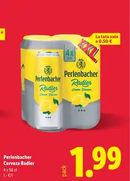 Lidl PERLENBACHER Radler oferta