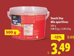 Lidl SNACK DAY Mix aperitivos oferta
