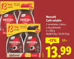 Lidl NESCAFE Café soluble oferta