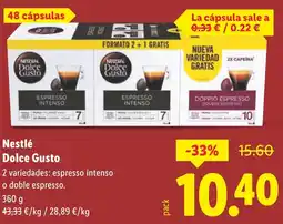 Lidl NESCAFE Dolce Gusto oferta