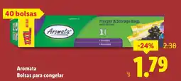 Lidl AROMATA Bolsas para congelar oferta