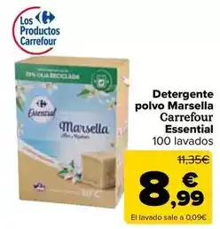 Carrefour Detergente polvo Marsella Carrefour Essential oferta