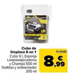 Carrefour Cubo de limpieza 6 en 1 oferta