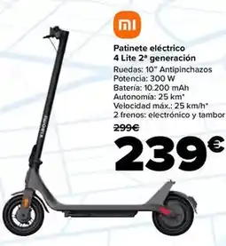 Carrefour Xiaomi - patinete electrico 4 lite 2ª generacion oferta