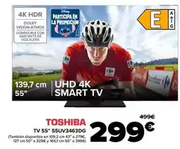 Carrefour Toshiba - tv 55 55uv3463dg oferta