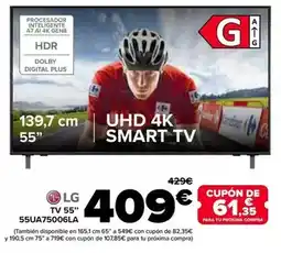 Carrefour Lg - tv 55 55ua75006la oferta