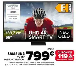 Carrefour Samsung - tv 55 tq55qn74fatxxc oferta