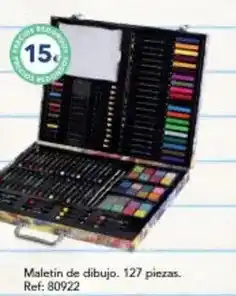 Tiendas MGI Maletín de dibujo. 127 piezas oferta