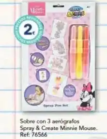 Tiendas MGI Minnie - sobre con 3 aerógrafos spray & create oferta