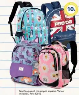 Tiendas MGI Mochila juvenil con amplio espacio, varios modelos oferta